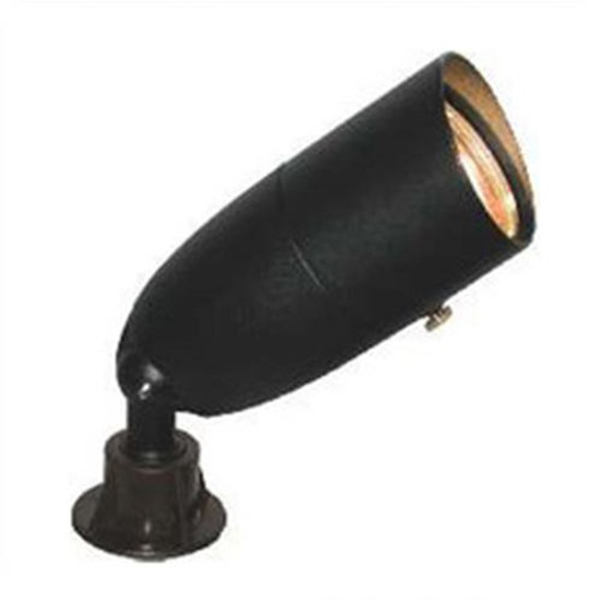 1071-VG /1071-BK - Verde Green or Black Cast Aluminum Hooded Bullet Landscape Light