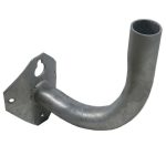 RAB-WM-G Right Angle Bracket Wood Pole Mounting 8" Steel 2" Size