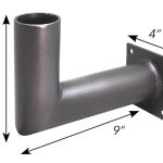Westgate ACC-WM3 Wall Mount Bracket 90° 2" Tenon Bronze