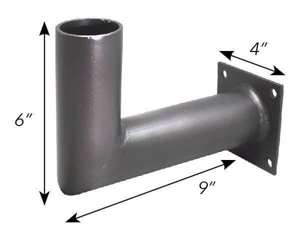 Westgate ACC-WM3 Wall Mount Bracket 90° 2" Tenon Bronze