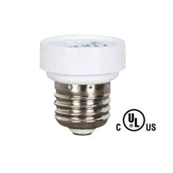 D356 Medium Base (E26) to Gu-24 Base Permanent Adapter