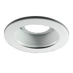 Royal Pacific 8802WH 4 Inch White Baffle Trim