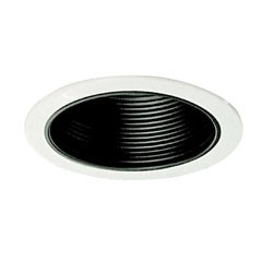 Royal Pacific 8503BK 6 in Black Baffle Recessed Lighting Trim, Black