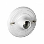 Orbit P-2 White (Plastic) Phenolic Lamp Holder