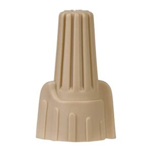 Tan Winged Wire Connectors Box of 100