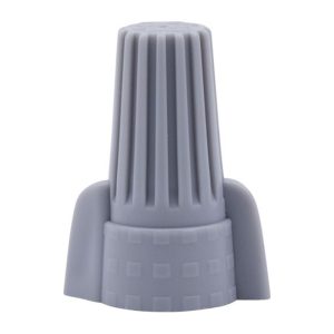 Grey Winged Wire Connectors Box of 50