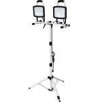 Howard LWL-TP-44-120 22 Watts LED Double Head Tripod Work Light 5000K