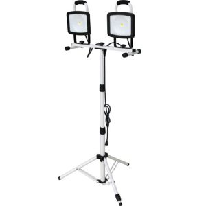 Howard LWL-TP-44-120 22 Watts LED Double Head Tripod Work Light 5000K