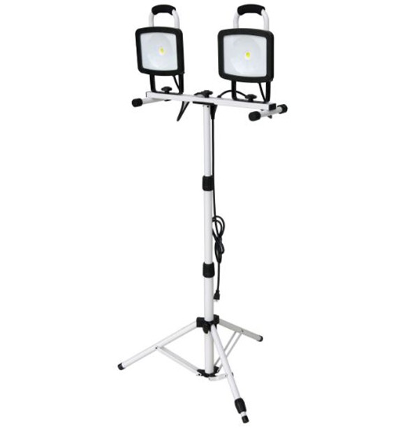 Howard LWL-TP-44-120 22 Watts LED Double Head Tripod Work Light 5000K