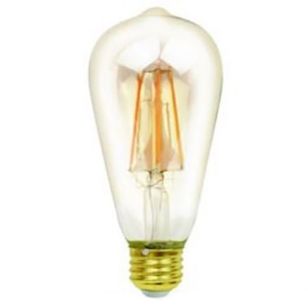 NaturaLED 5995 LED6.5ST19/FIL/45L/922 6.5 Watt Filament Lamp 2200K