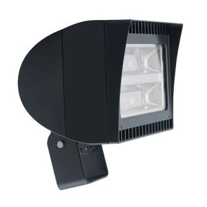 RAB FXLED78SFN 78 Watt LED Flood Light Fixture Slipfitter, Bronze 4000K
