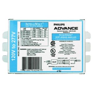 Advance ICF-2S42-M2-LDK 42 Watt 2 Lamp CFL 4-Pin, 120-277V Electronic Ballast