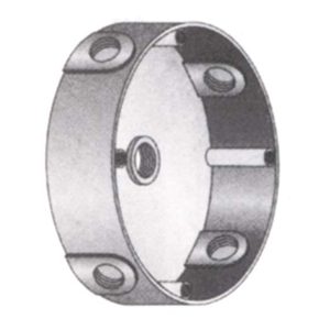 Four Round Metal Box with 5 Hole 1/2" Outlets