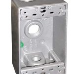 One Gang Metal Box with 4 3/4" Outlets
