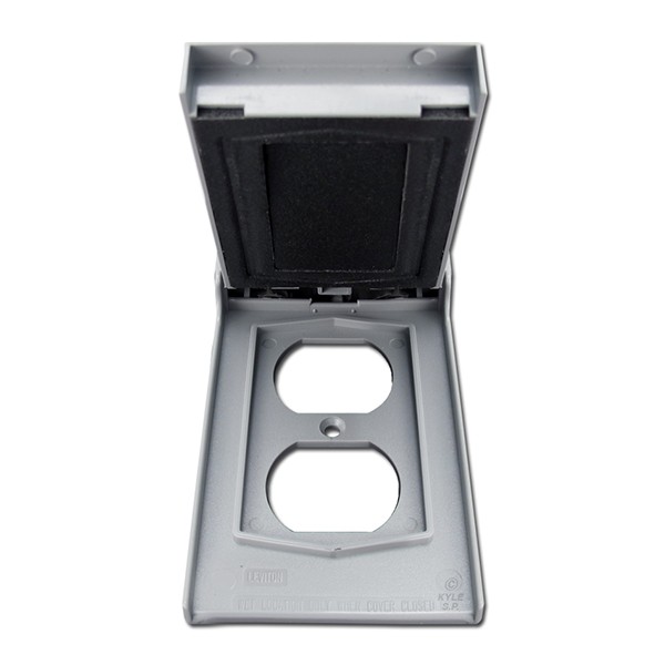 Plastic Weatherproof cover 1- Gang Vertical