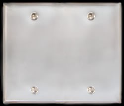 Weather Proof 2-Gang Blank Cover