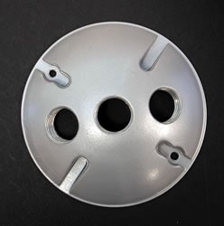 Round Back Plate with 3 Holes