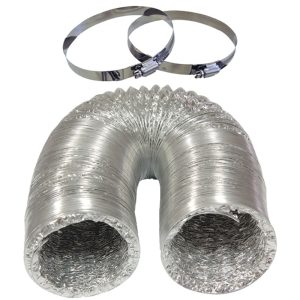 UltraGROW UG-D/ALU/6 Aluminum Ducting 6" with 2 Clamps 25'