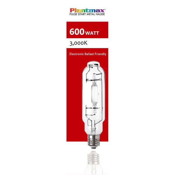 Plantmax PX-MPS600/3K 600 Watt Pulse Start Metal Halide 10000K
