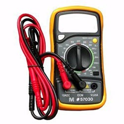 Morris Products 57040 Digital Multimeter, Rubber Holster, Temperature Probe