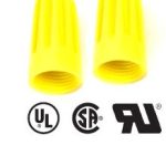Yellow Sure Grip Wire Connectors Master pack 500