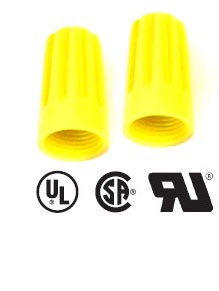 Yellow Sure Grip Wire Connectors Master pack 500