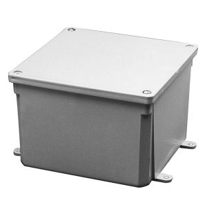 IPEX JB664 6x6x4 PVC Molded Junction Box
