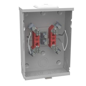 Milbank UAP8435-XL-TG-HSP 125 AMPS 4 Terminal Triplex Ground Ringless Meter Socket