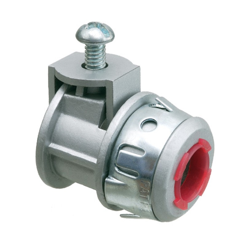 Arlington SG38AST 3/8 MC Insulated Throat Saddlegrip Connector