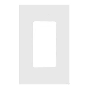 Morris 80901 1-Gang White Decorative Screwless Wallplate