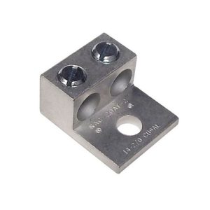 Morris 90812 1-14 Aluminum Mechanical Lugs Two Conductors - One Hole Mount
