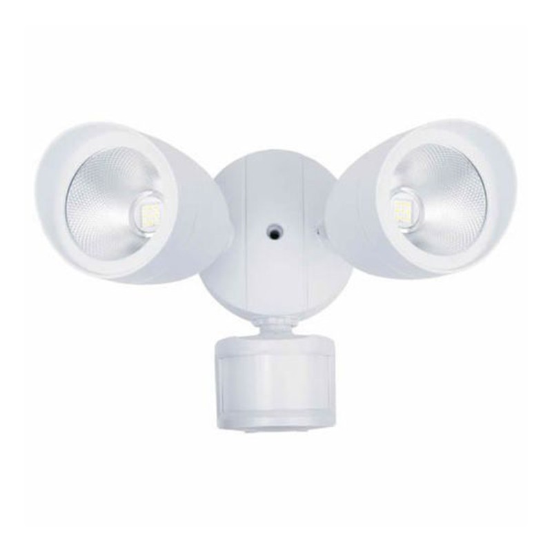 Naturaled 7067 20W 2-Head LED White Security Light 5000K