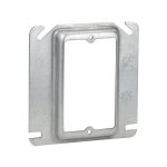 EATON CRH TP484 1/2" Raised Single Gang 4" Square Cover