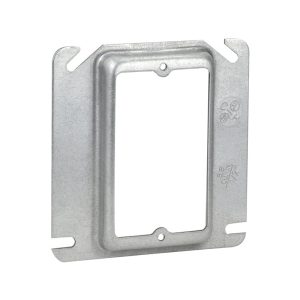 EATON CRH TP484 1/2" Raised Single Gang 4" Square Cover