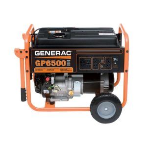 Generac GP6500 Portable Generator 8125 Surge Watts, 6500 Rated Watts