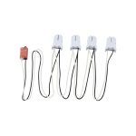 Keystone KT-SOCKET-T8-U-T-6-W 6-Lamp Socket Wiring Harness For T8 LED Tube