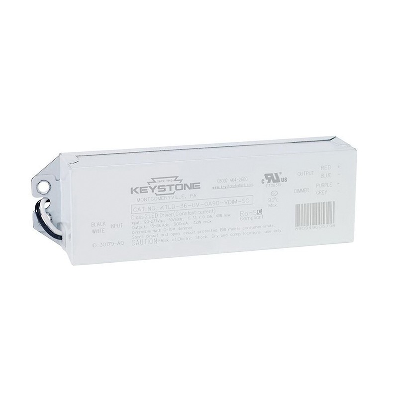 Keystone KTLD-36-UV-0A90-VDIM-SC 36W Constant Current LED Driver