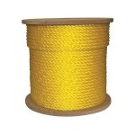 BU1/2-600 1/2 in. x 600 ft. Twisted Poly Yellow Rope