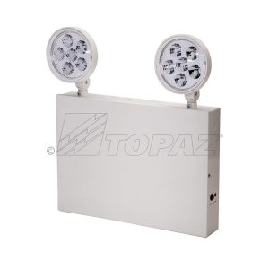 Topaz 75110 EL2/LED/WH-NYC 2-Head LED Emergency Light – NYC Approved