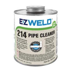 EZ-Weld GLQTS-CL 214 PVC Pipe Cleaner 1 Quart