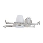 Elite Lighting B4-AT-W Miniature Non-IC Housing, Air-Shut, 4"