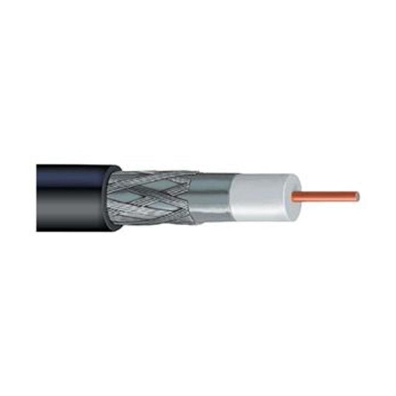 Syston 2002-RB-BK-1000 CEC RG6/U 1000' Black Coaxial Cable 3.0 GHz