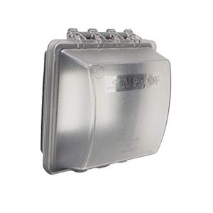 Sealproof 2GWIUXD 2-Gang Weatherproof In Use Electrical Power Outlet Cover