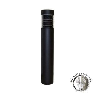 Atlantic Industrial AIBOWFLQF1X15UAM 15W Amber Round Flat Bollard with Louvers 120-277V