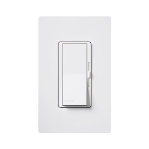 Lutron Diva DVCL-153P-WH 150 Watt Max CFL and LED White Dimmer