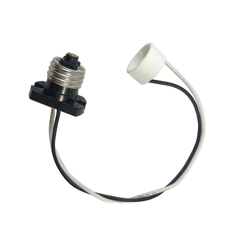 Satco 80-2368 Flange Adapter from GU10 twist lock base to E26 Medium Screw Socket