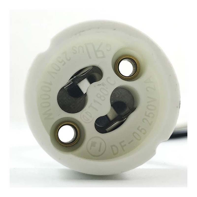 Satco 80-2368 Flange Adapter from GU10 twist lock base to E26 Medium Screw Socket