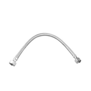 AIDA 320010 Stainless Steel 1/2" - 1/2" Faucet Supply Line 16"