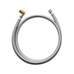 AIDA 320011 3/8" - 3/8" Dishwasher Supply Line 60" with 90-Degree Brass Fitting
