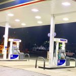 NaturaLED 7555 LED-FXGSC150/50K/WH 150 Watt Gas Station Canopy 5000K